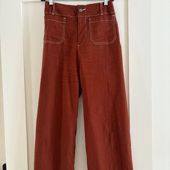 Anthropologie The Colette - Crop Wide-Leg Pants - Picture 3 of 4